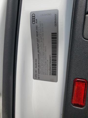 2017 AUDI A4 ULTRA P WAUGMAF47HN060971