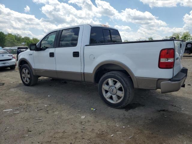 FORD F150 SUPER 2006 white crew pic flexible fuel 1FTPW12V66FB63348 photo #3