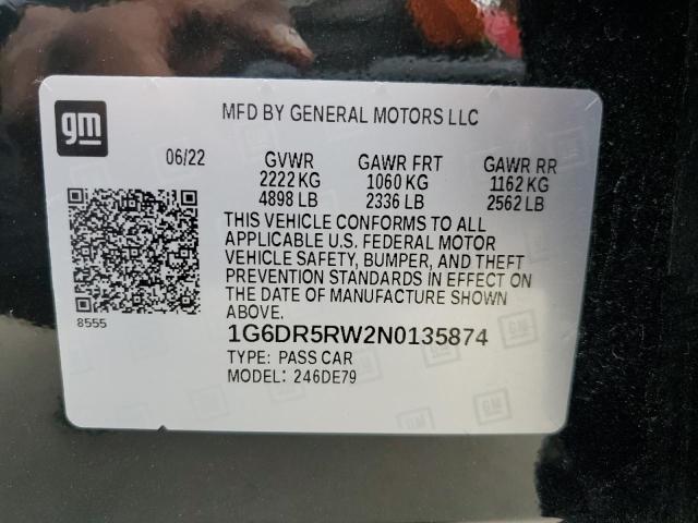 2022 CADILLAC CT5-V - 1G6DR5RW2N0135874
