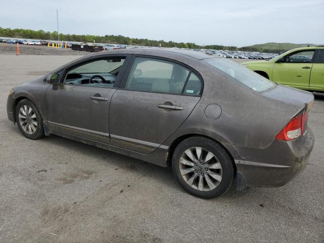 HONDA CIVIC EX 2009 gray  gas 19XFA16849E008990 photo #3