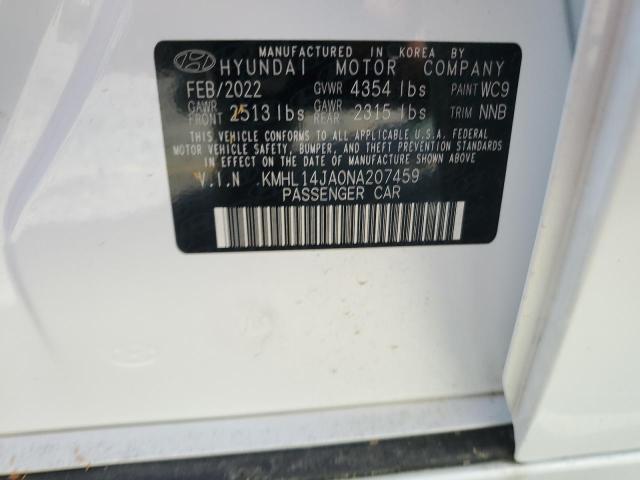 2022 HYUNDAI SONATA SEL - KMHL14JA0NA207459