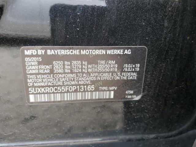 2015 BMW X5 XDRIVE3 5UXKR0C55F0P13165