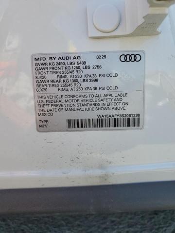 2025 AUDI Q5 SPORTBA - WA15AAFY3S2061236