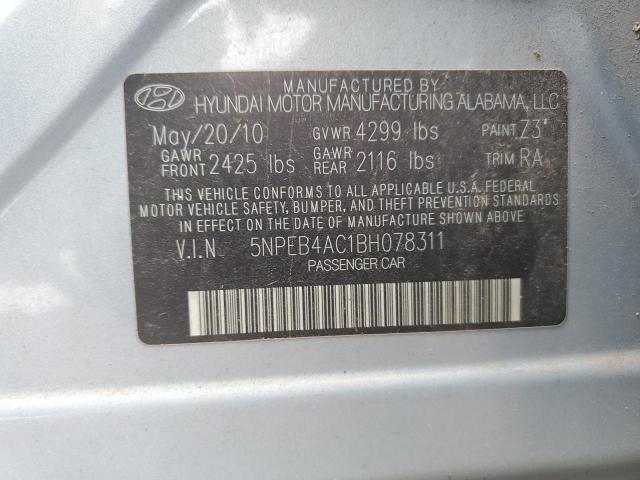 2011 HYUNDAI SONATA GLS - 5NPEB4AC1BH078311