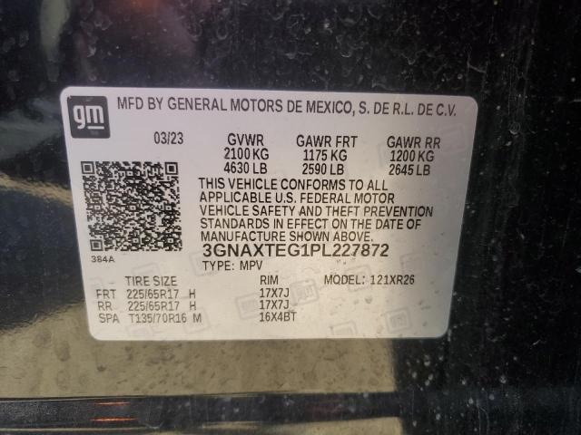 2023 CHEVROLET EQUINOX LT - 3GNAXTEG1PL227872