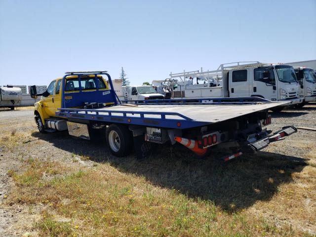 FORD F650 SUPER 2019 yellow  diesel 1FDWX6DC2KDF08474 photo #3