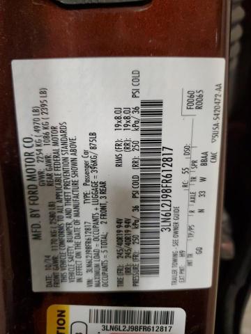 2015 LINCOLN MKZ - 3LN6L2J98FR612817