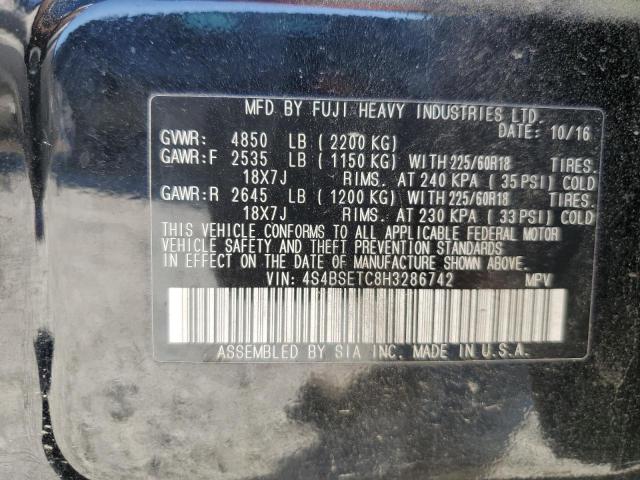 2017 SUBARU OUTBACK TO - 4S4BSETC8H3286742