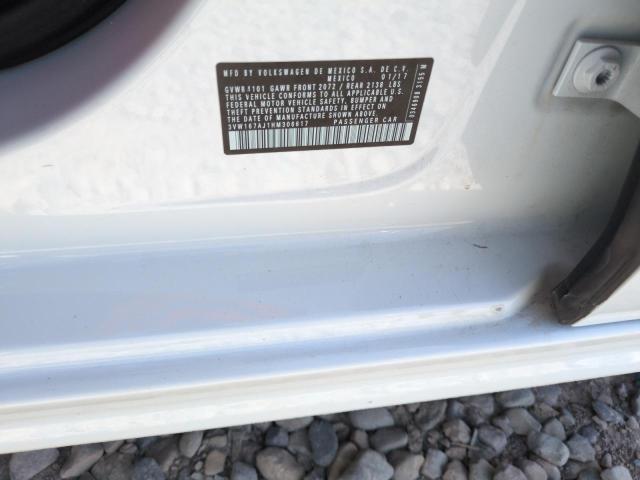 2017 VOLKSWAGEN JETTA S 3VW167AJ1HM306617