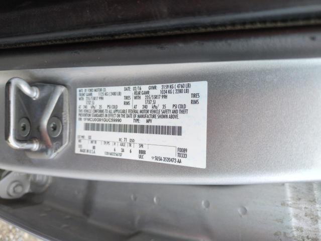 2016 FORD ESCAPE SE - 1FMCU0G91GUC59990
