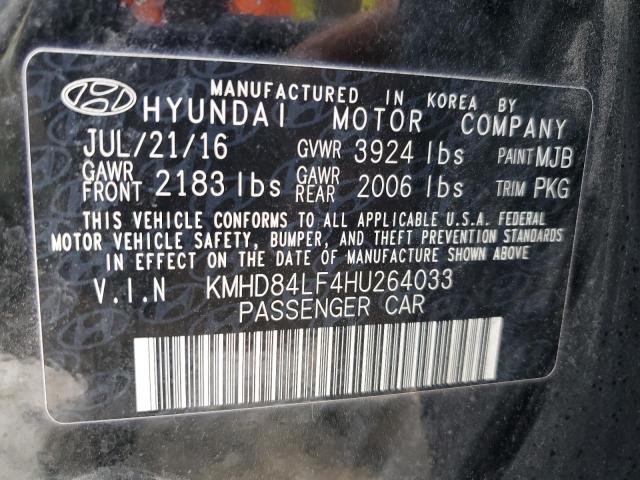 2017 HYUNDAI ELANTRA SE - KMHD84LF4HU264033