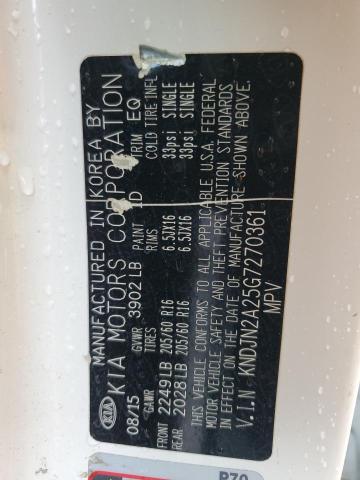 2016 KIA SOUL - KNDJN2A25G7270361