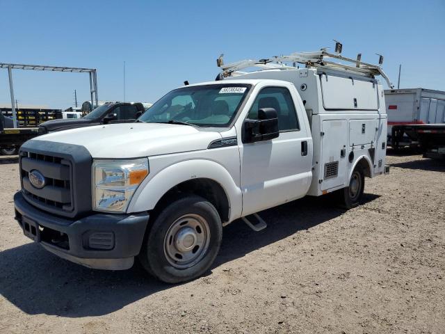 FORD F350 SUPER 2013 white  gas 1FDRF3A69DEB92436 photo #1
