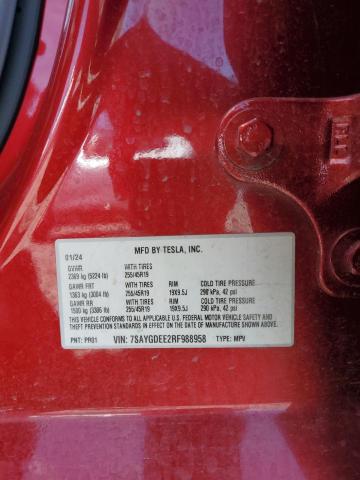 2024 TESLA MODEL Y - 7SAYGDEE2RF988958
