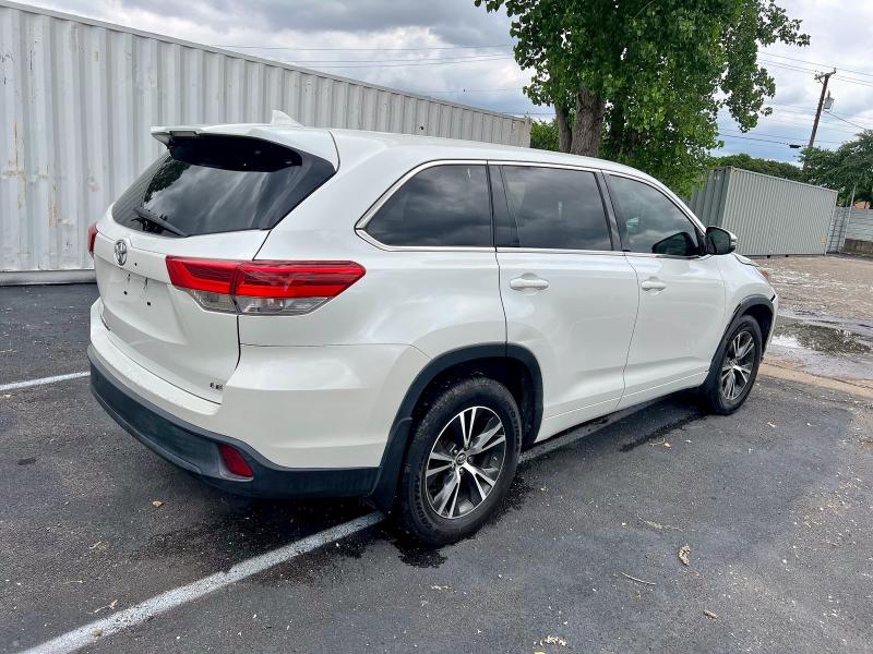 Vin: 5tdzzrfh2hs196515, lot: 58742435, toyota highlander le 20174