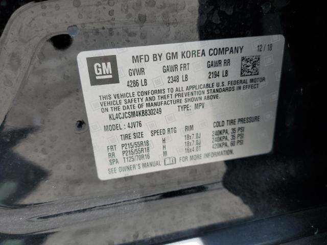 2019 BUICK ENCORE ESS KL4CJCSM4KB830249