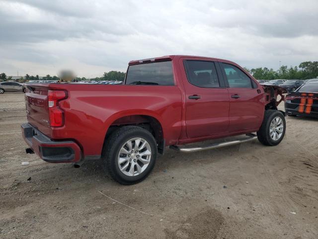 CHEVROLET SILVERADO 2021 burgundy  gas 1GCPWBEK1MZ180321 photo #4