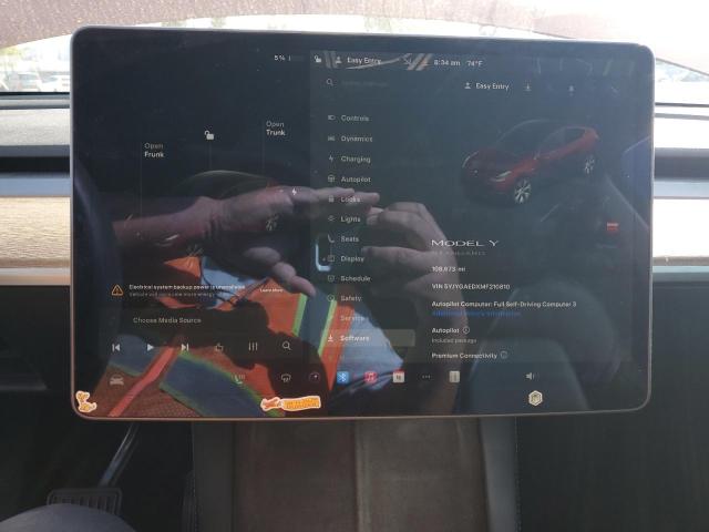 2021 TESLA MODEL Y 5YJYGAEDXMF210810