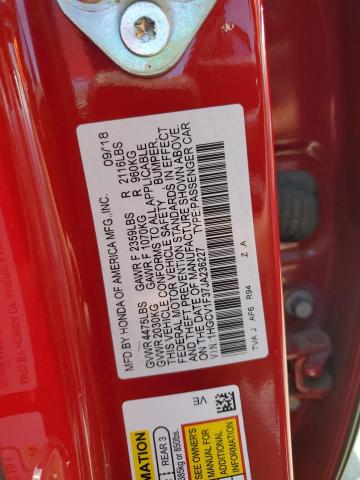 2018 HONDA ACCORD SPO - 1HGCV1F37JA236227