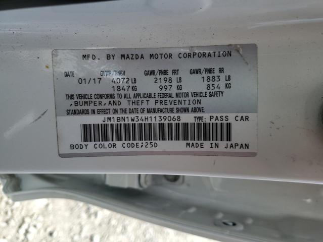 2017 MAZDA 3 GRAND TO JM1BN1W34H1139068