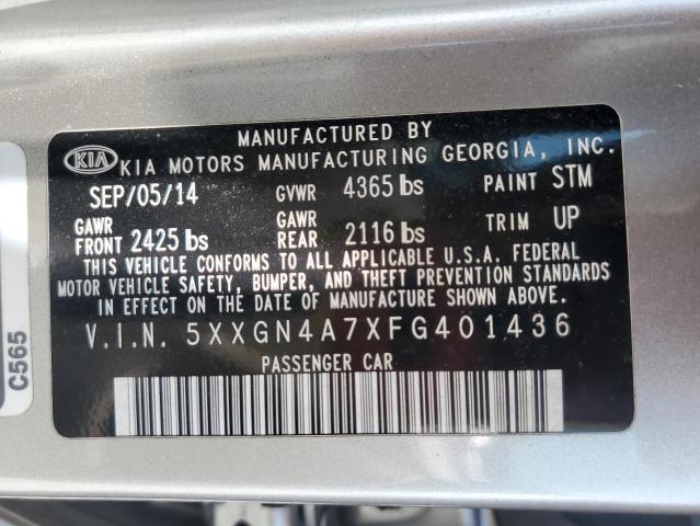 2015 KIA OPTIMA EX - 5XXGN4A7XFG401436