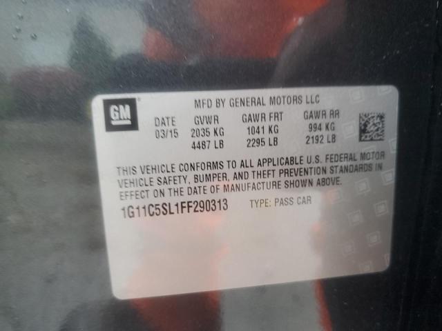 2015 CHEVROLET MALIBU 1LT 1G11C5SL1FF290313