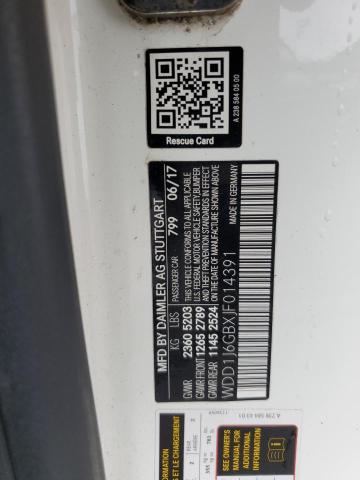 2018 MERCEDES-BENZ E 400 4MAT WDD1J6GBXJF014391