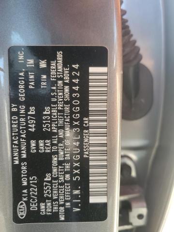 2016 KIA OPTIMA EX - 5XXGU4L3XGG034424