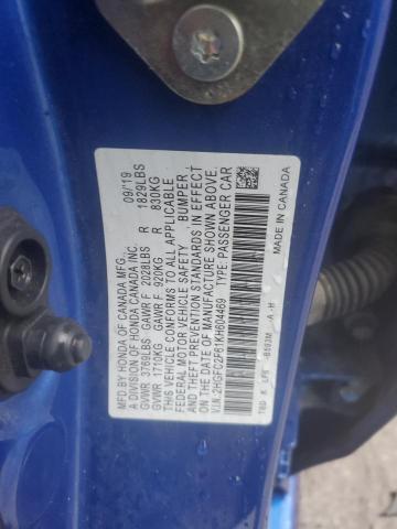 2019 HONDA CIVIC LX - 2HGFC2F61KH604469