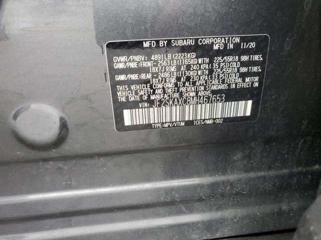 2021 SUBARU FORESTER T JF2SKAXC8MH467653