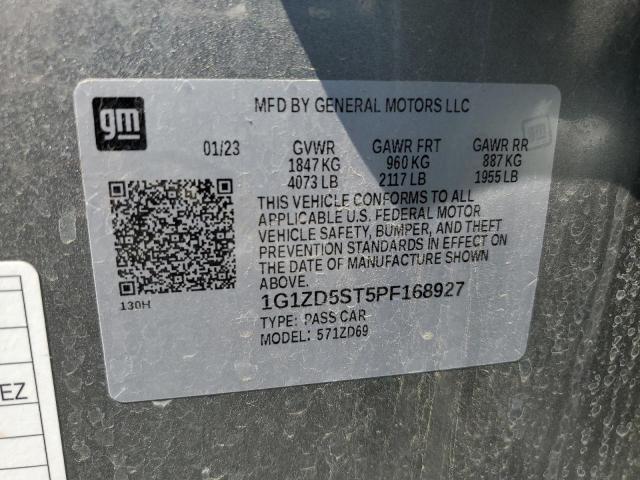 2023 CHEVROLET MALIBU LT - 1G1ZD5ST5PF168927