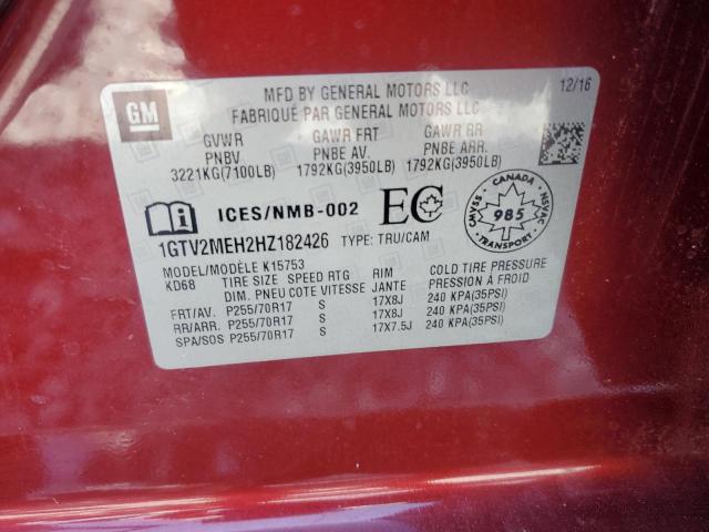 2017 GMC SIERRA K15 - 1GTV2MEH2HZ182426