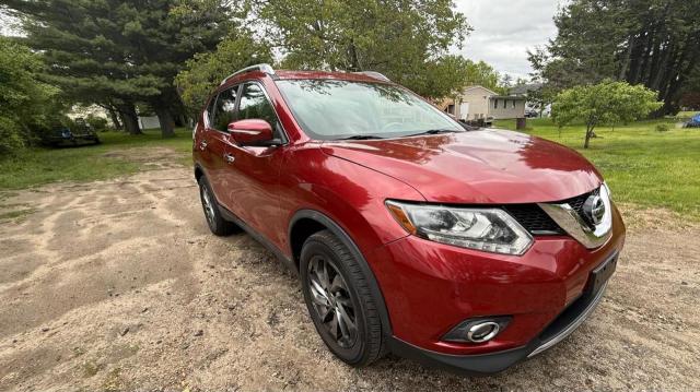 NISSAN ROGUE S 2015 burgundy 4dr spor gas 5N1AT2MV7FC 81370 photo #1
