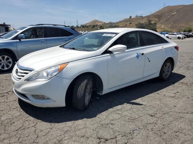 HYUNDAI SONATA GLS 2013 white  gas 5NPEB4AC6DH799582 photo #1