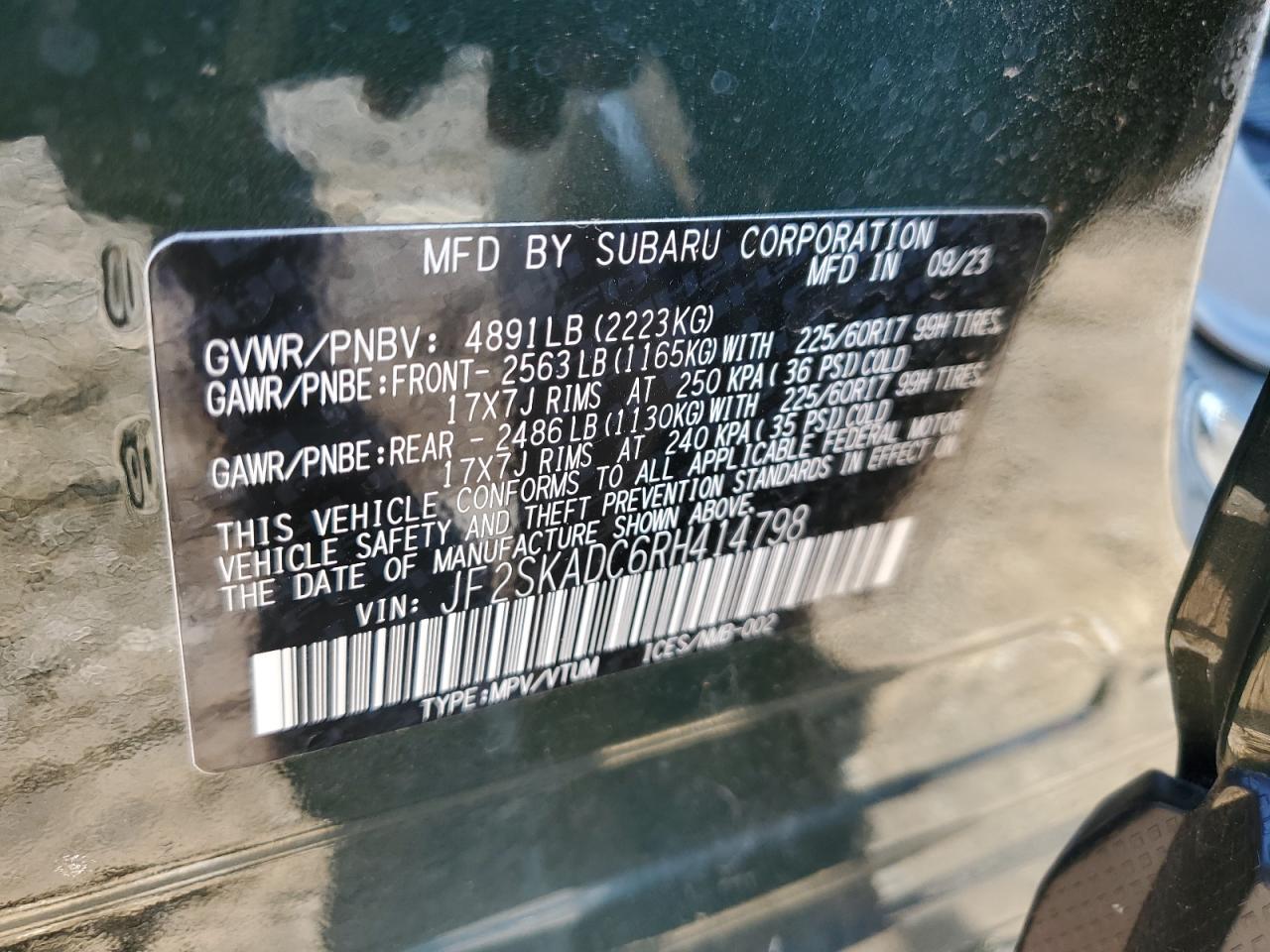 SUBARU FORESTER PREMIUM