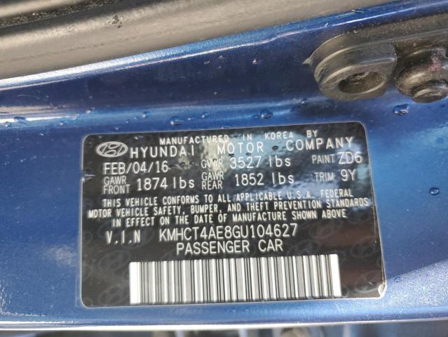 2016 HYUNDAI ACCENT SE - KMHCT4AE8GU104627