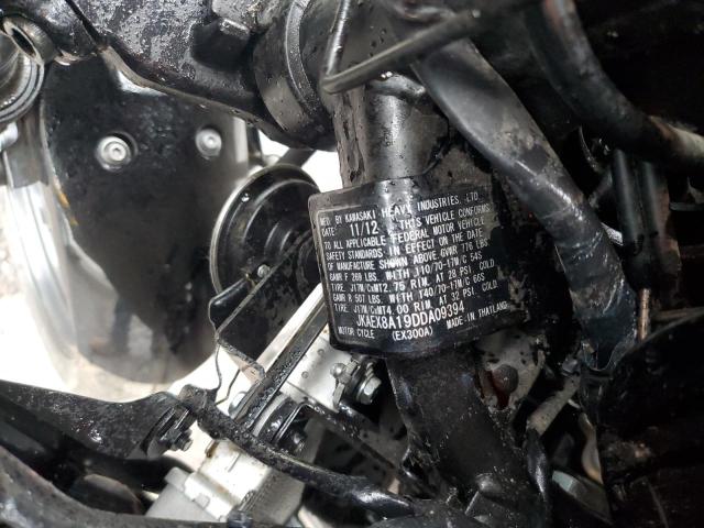 2013 KAWASAKI EX300 A JKAEX8A19DDA09394