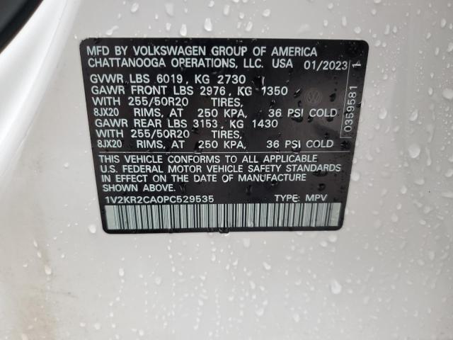2023 VOLKSWAGEN ATLAS SE - 1V2KR2CA0PC529535
