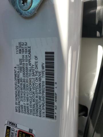2023 HONDA ODYSSEY EL 5FNRL6H97PB027616