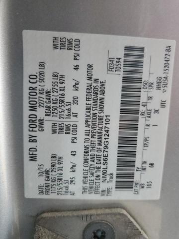2016 FORD TRANSIT CO - NM0LS6E79G1247101