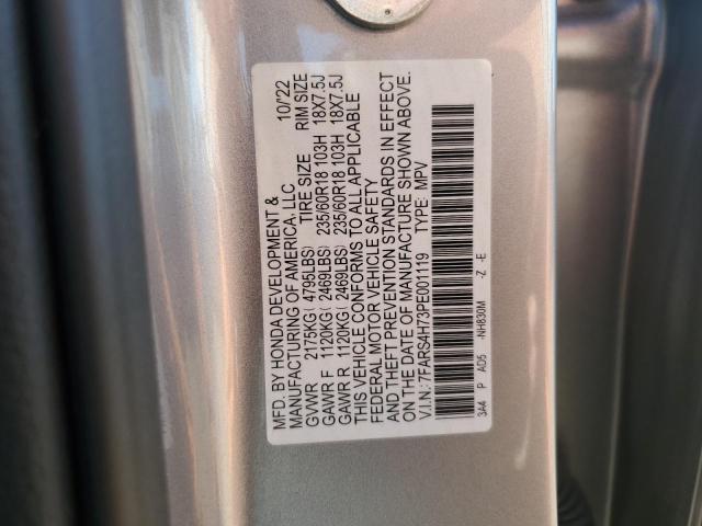 2023 HONDA CR-V EXL - 7FARS4H73PE001119