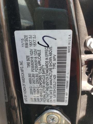 2016 ACURA RDX 5J8TB3H33GL011429