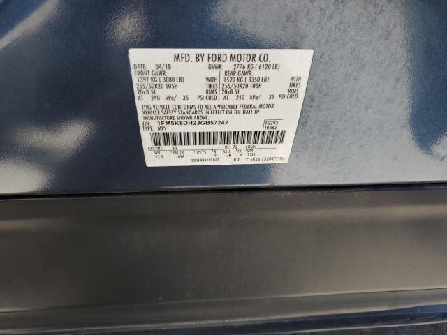2018 FORD EXPLORER X - 1FM5K8DH2JGB57242