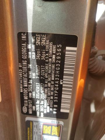 2017 KIA SORENTO LX - 5XYPG4A33HG329565