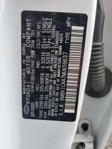 2021 HYUNDAI KONA SE - KM8K1CAA7MU659637