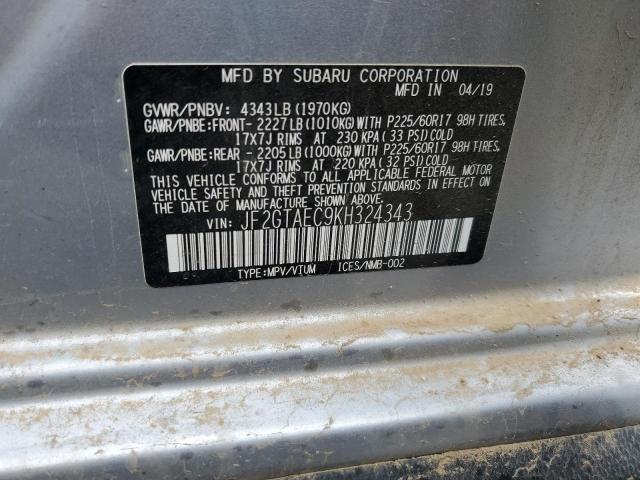 2019 SUBARU CROSSTREK JF2GTAEC9KH324343