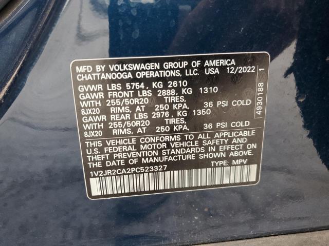 2023 VOLKSWAGEN ATLAS SE #3296219475