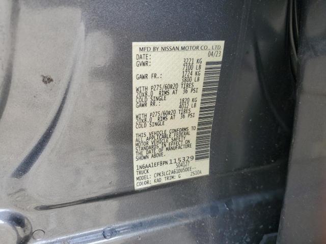 2023 NISSAN TITAN SV - 1N6AA1EF8PN115329