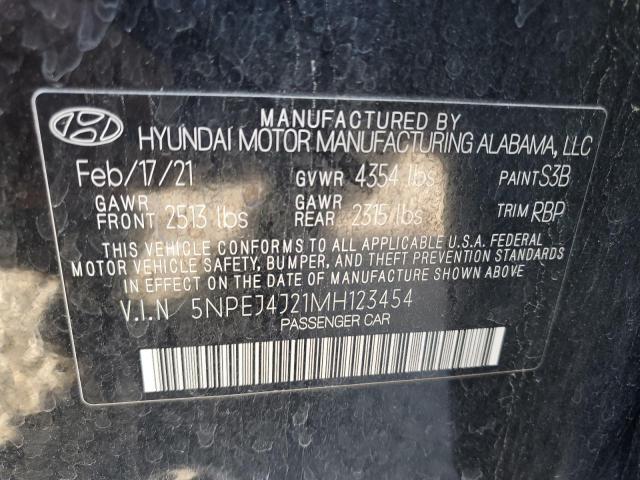 2021 HYUNDAI SONATA SEL - 5NPEJ4J21MH123454