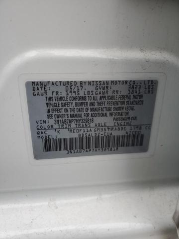 2017 NISSAN SENTRA S - 3N1AB7AP7HY329818